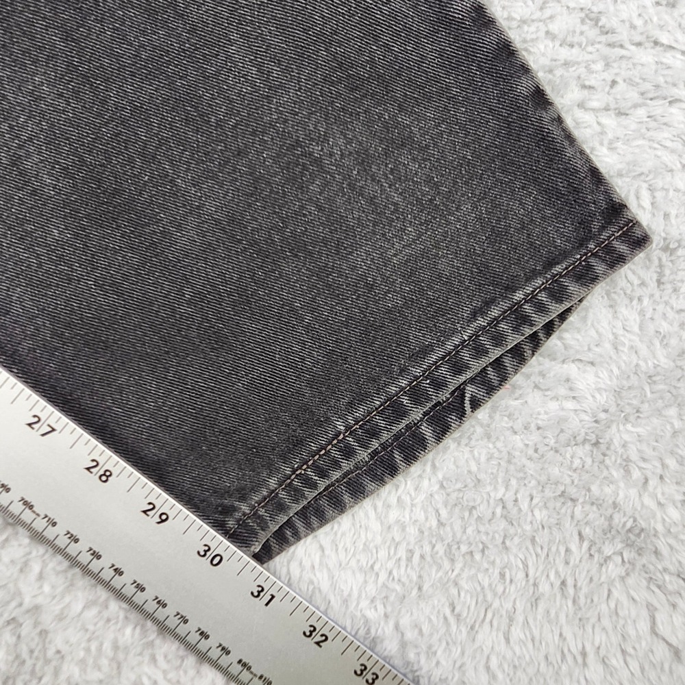 Levi's 550 Relaxed Fit Jeans Mens 38x32 Black Denim VTG 90s Y2K Grunge Skater - Picture 11 of 14